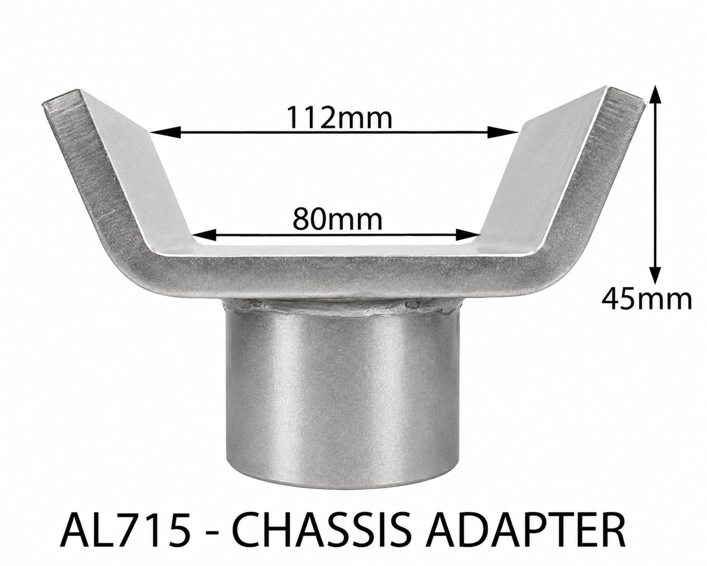AL715 - Chassis Adapter - Dimensions