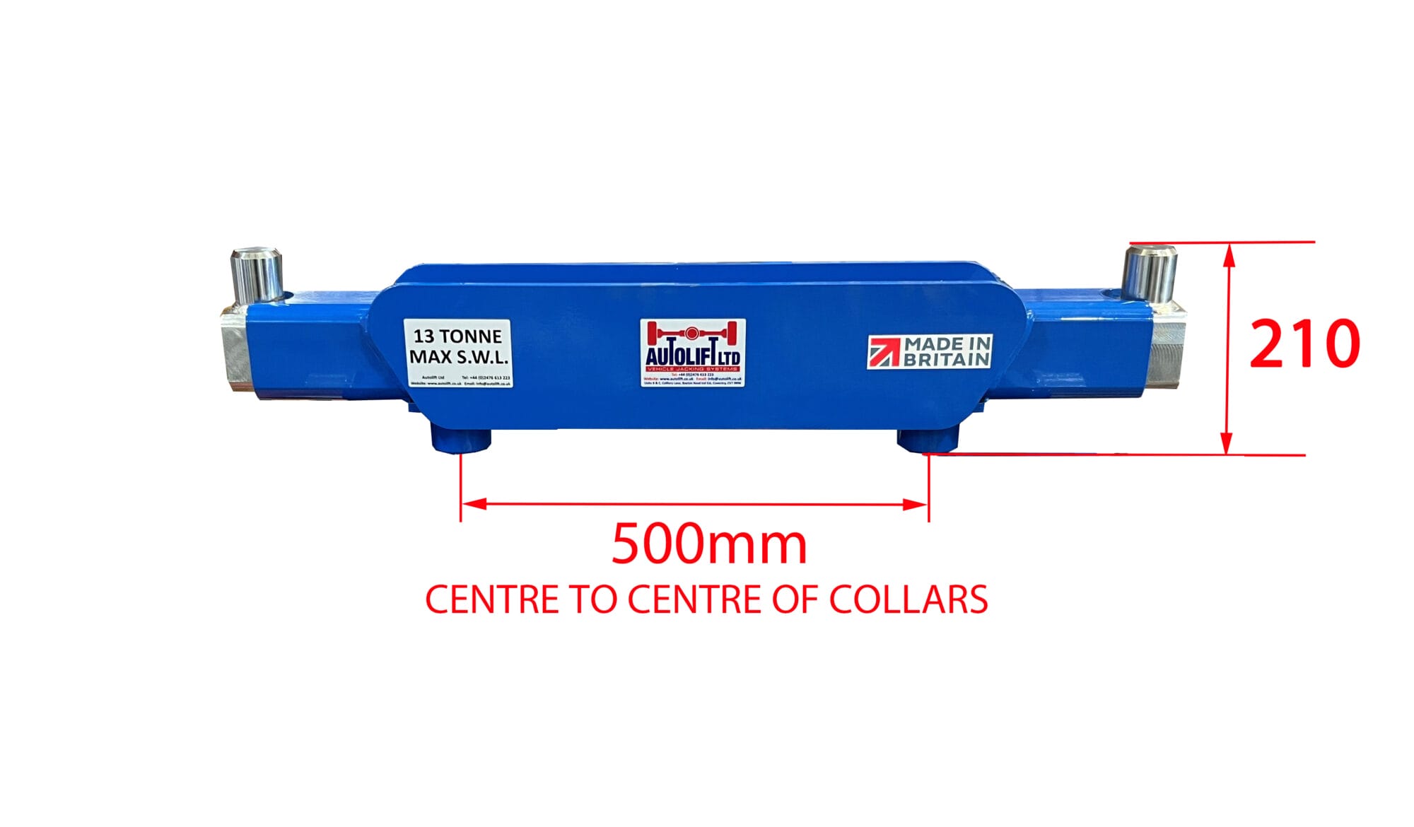 13T Telescopic Spreader Twin Ram - Dimensions 2