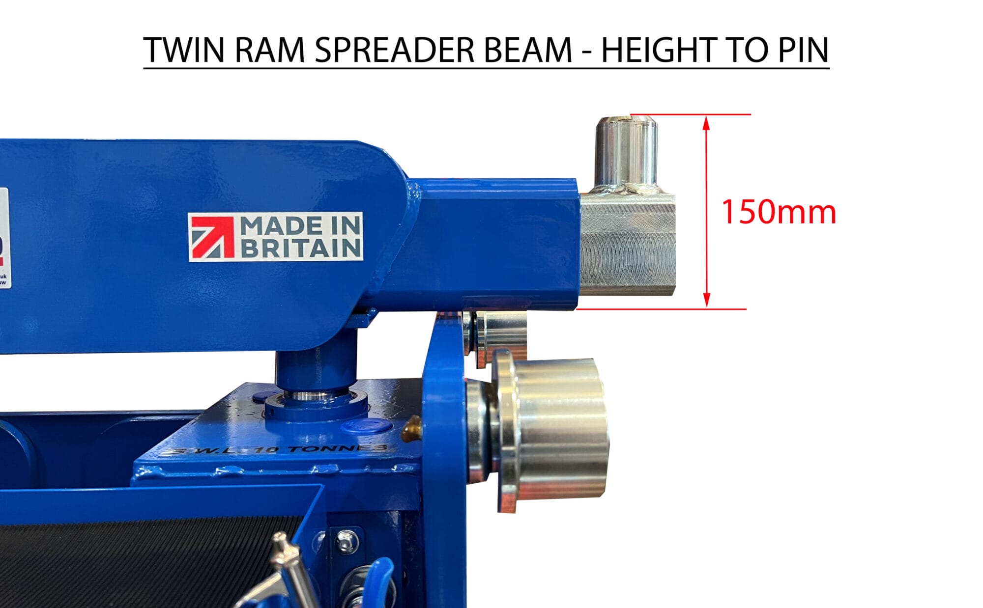 13T Telescopic Spreader Twin Ram pin