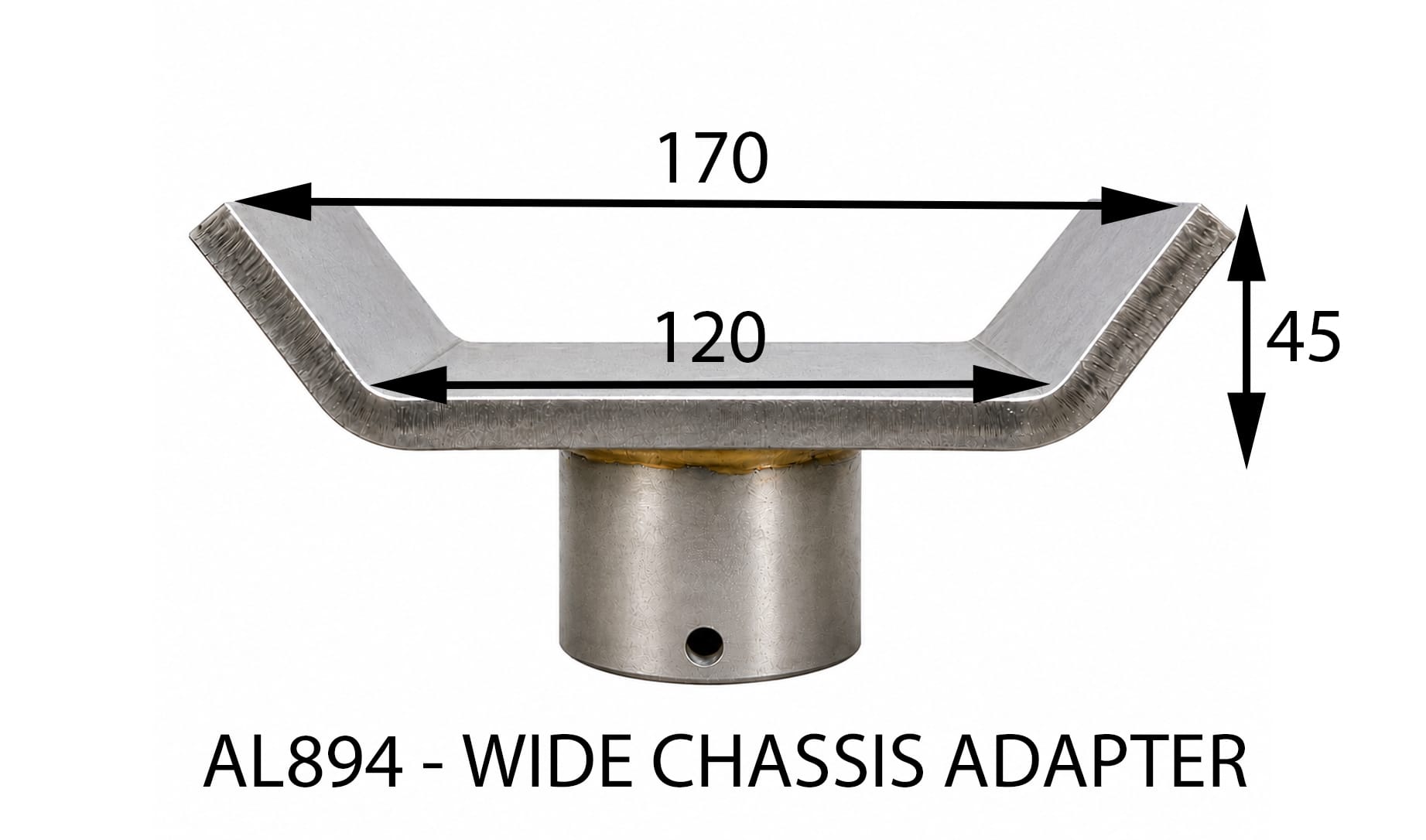 AL894 - WIDE CHASSIS ADAPTER DIMENSIONS